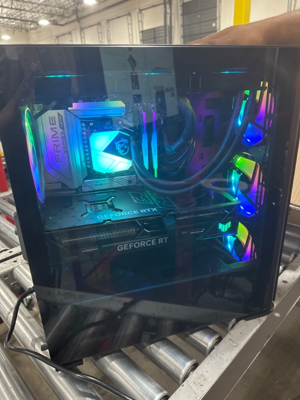 Photo 3 of YEYIAN ODACHI Gaming Desktop Computer, AMD Ryzen 9 7950X, GeForce RTX 4090, 32GB DDR5 5600MHz RAM, 2TB M.2 SSD + 2TB HDD, Liquid Cooler VR Ready Gaming PC, 1000W Platinum PSU, USB-C 3.2, Win 11 Home Ryzen 9 7950X | RTX 4090