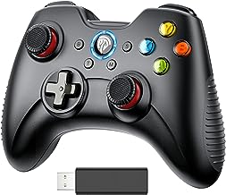 Photo 1 of ?New? Wireless PC Controller, EasySMX Arion8236 Gaming Controller for Windows Steam/PS3/Android/Switch/Steam Deck, Dual-Vibration Computer Controller Gamepad with Turbo, 14 Hours Working Battery black