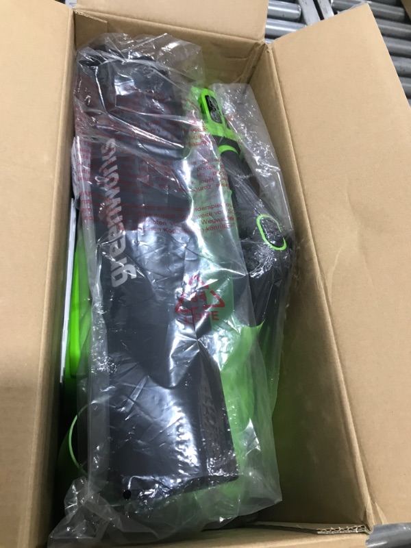 Photo 1 of Greenworks 48V (2 x 24V) Cordless Axial Blower (515 CFM / 125 MPH), (2) 2.0Ah Batteries and Dual Port Charger with Gutter Cleaning Kit 2*2Ah Battery Blower + Gutter Cleaning Kit