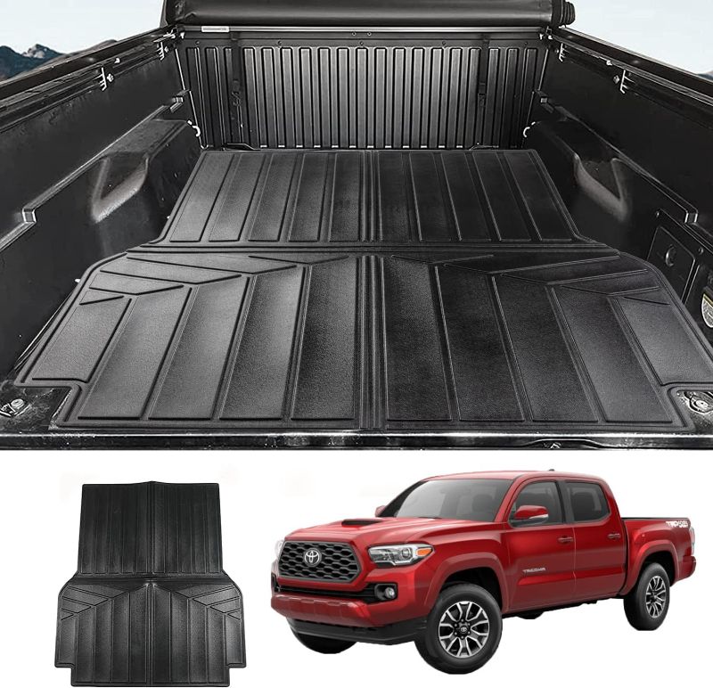 Photo 2 of 
BOOGADEE Bed Mats Compatible with 2005-2023 Toyota Tacoma Double Cab Bed Mat 5ft Short (59.8in-60.5in) Bed, All Weather Protection Accessories Truck Bed