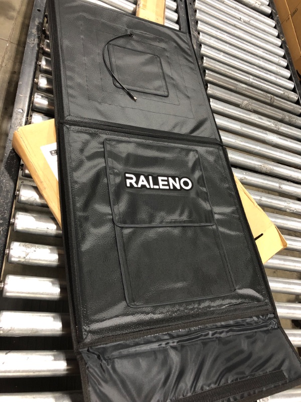 Photo 2 of RALENO Photo Studio Light Box, 20'' x 20'' x 20'' Light Box with 50W / 5500K / 92 CRI / 120 pcs LED Beads and 4 PVC Anti-Dust Background(Black/Grey/Orange/White) PKL-D550S