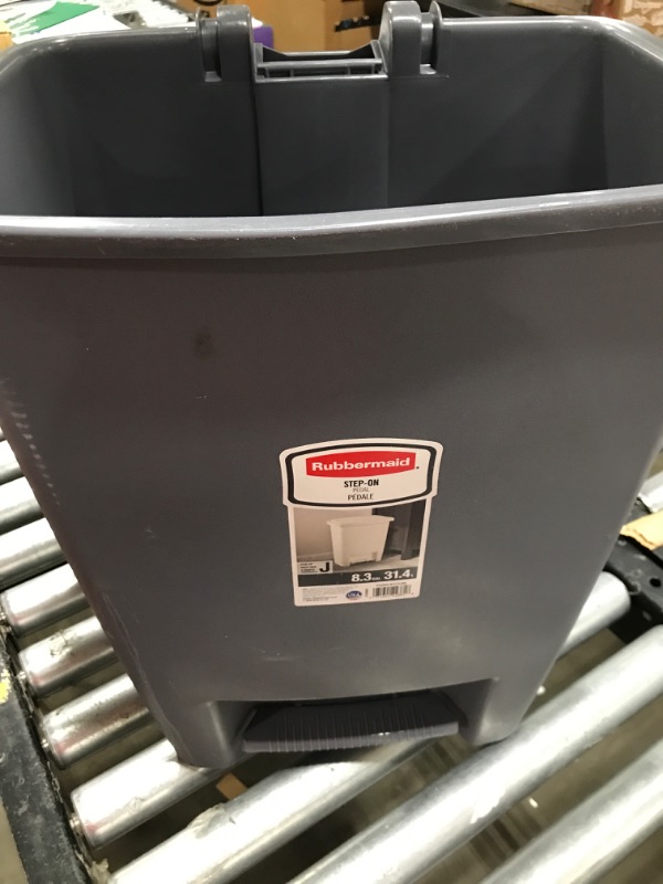 Photo 2 of Rubbermaid Step-on Pedal 8.25-Gal. Step-On Wastebasket