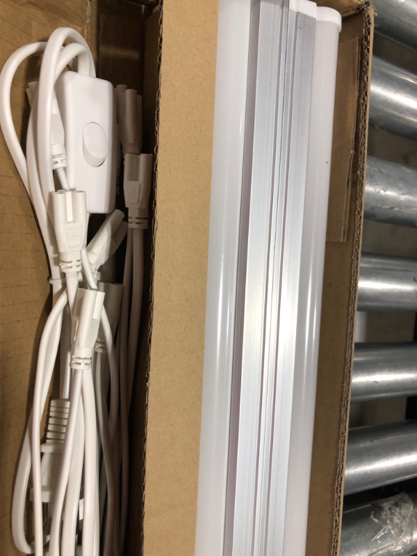 Photo 3 of (Pack of 6) Barrina LED T5 Shop Light, 3FT, 6500K (Super Bright White), Utility Shop Light, Ceiling and Under Cabinet Light, ETL Listed, Corded Electric with Built-in ON/Off Switch 3FT-6PACK