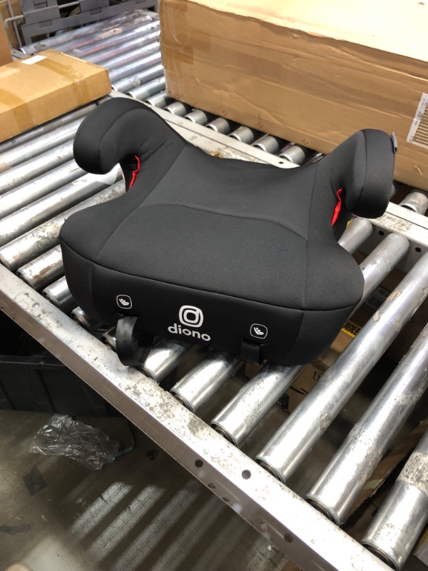 Photo 1 of Diono Solana 2 XL, Dual Latch Connectors, Lightweight Backless Belt-Positioning Booster Car Seat, 8 Years 1 Booster Seat, Black 2019 LATCH Connect Single Black
