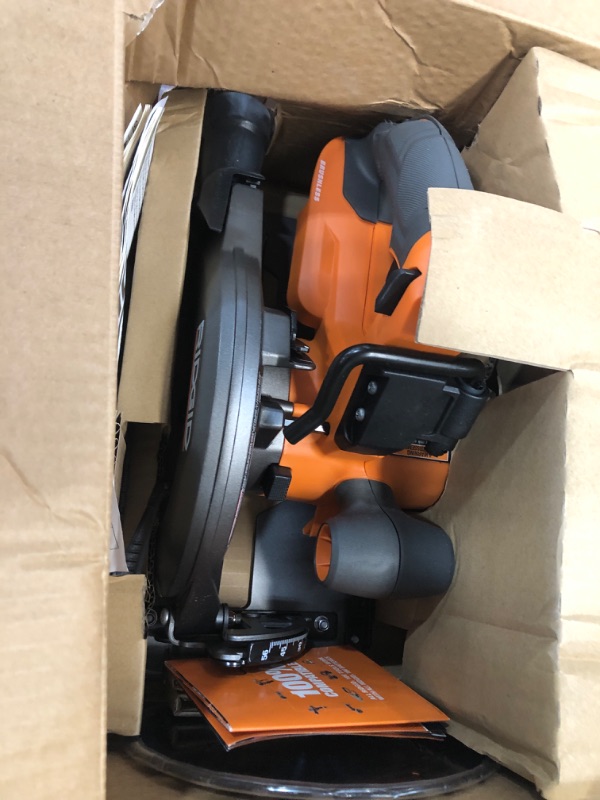 Photo 2 of 18V Brushless Cordless 7-1/4 in. Circular Saw, Black, Grey, Orange