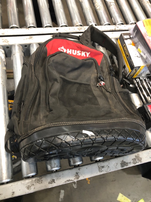 Photo 2 of **USED/VERY DIRTY**
Husky 16 in. Tool Backpack
