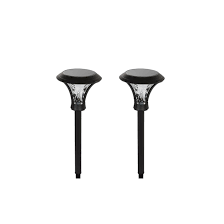 Photo 1 of Harbor Breeze 2-Pack 24-Lumen Bronze Solar LED Outdoor Path Light (3000 K)
