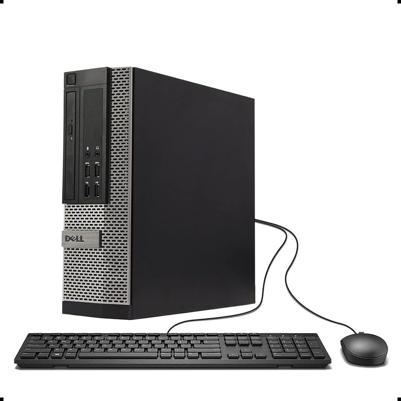 Photo 1 of Dell OptiPlex 7020 SFF Desktop Computer, Intel Core i5-4590 3.2Ghz, 16GB DDR3 RAM, 1TB, Wi-Fi, DVDRW, VGA, Display Port,Keyboard, Mouse, Windows 10 Home (Renewed)
