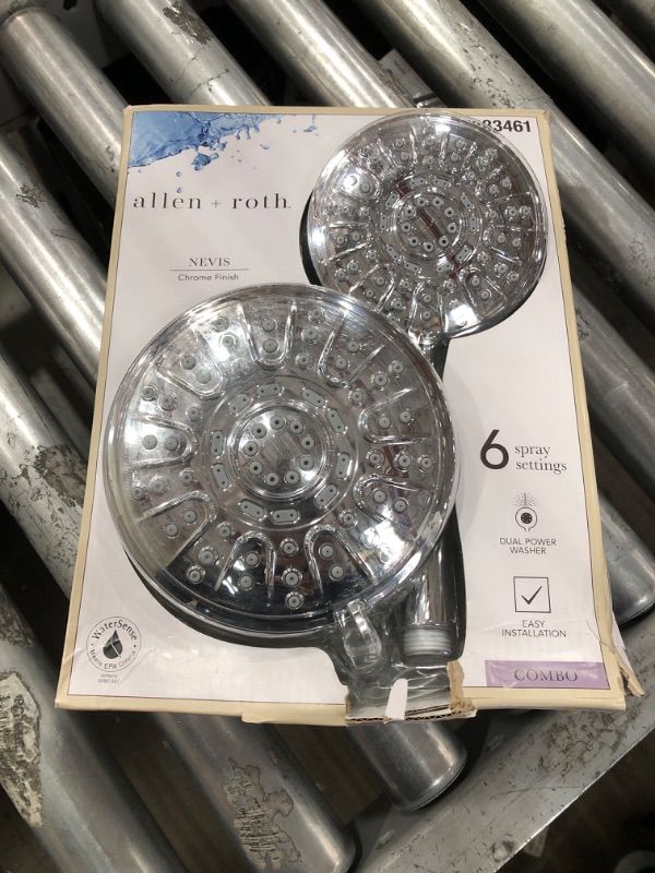 Photo 1 of allen + roth Nevis Round Dual Shower Head