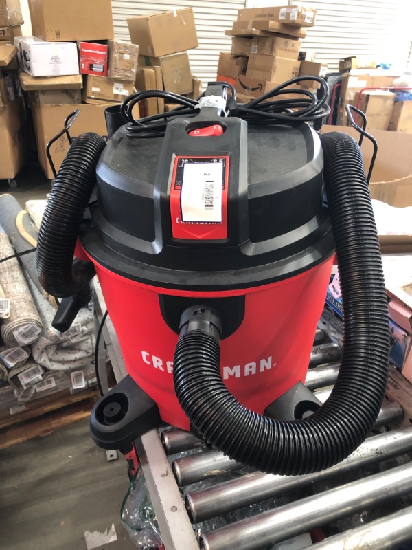 Photo 3 of **MISSING ATTACHMENTS**
CRAFTSMAN CMXEVBE17607 16 Gallon 6.5 Peak HP Wet/Dry Vac 