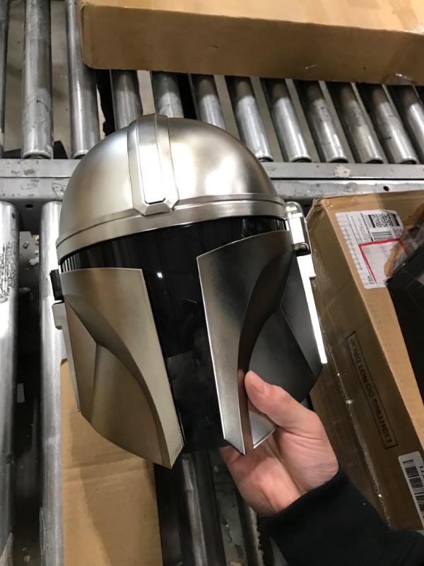 Photo 2 of Collect Collector Star Wars Black Series - Mandalorian Electronic Helmet. Commemorate Star Wars with The Mandalorian Premium Black Series Electronic Helmet