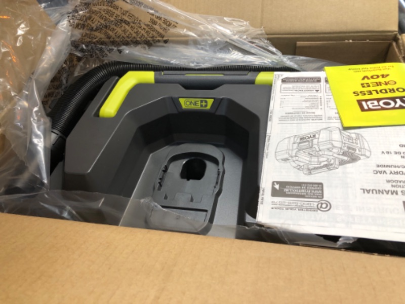 Photo 2 of RYOBI 18-Volt ONE+ 3 Gal Project Wet/Dry Vacuum and Blower with Accessory Storage (Tool-Only- Battery and Charger NOT included)