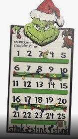 Photo 1 of Christmas Decorations, 3D Christmas Countdown Advent Calendar, Home Decor Clearance, Wooden Advent Calendar (Green)