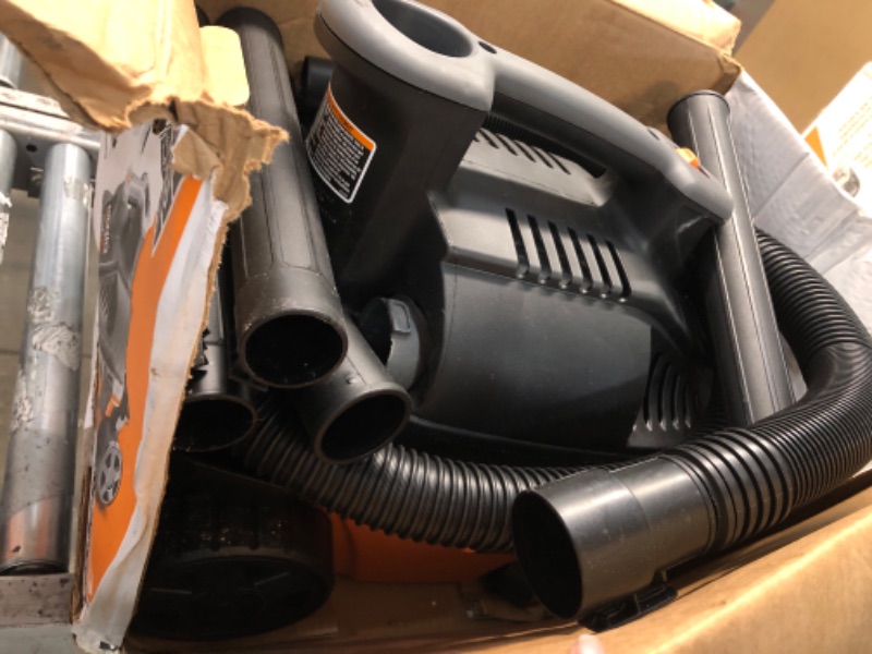 Photo 2 of 4 Gallon 5.0 Peak HP Portable Wet/Dry Shop Vacuum with Fine Dust Filter, Locking Hose and Accessories
