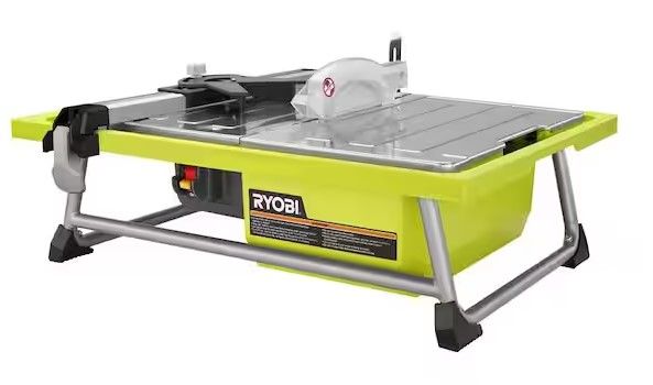 Photo 1 of 4.8 -Amps 7 in. Blade Corded Tabletop Wet Tile Saw
