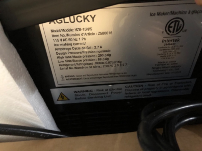 Photo 1 of **PARTS ONLY DOES NOT FUNCTION PROPERLY**
Nugget Countertop Ice Maker with Soft Chewable Ice