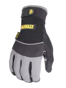 Photo 1 of DEWALT Large Black PVC Gloves, (1-Pair)
