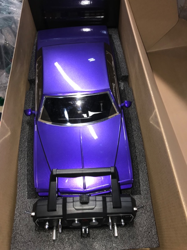 Photo 6 of ***SEE NOTES***Redcat Racing Monte Carlo RC Car 1/10 Scale Fully Licensed 1979 Chevrolet Monte Carlo Lowrider – 2.4Ghz Radio Controlled Fully Functional Lowrider Car – Purple