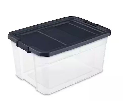 Photo 1 of 3 Pack Sterilite 76-Qt. Stacker Box - Ink Lid