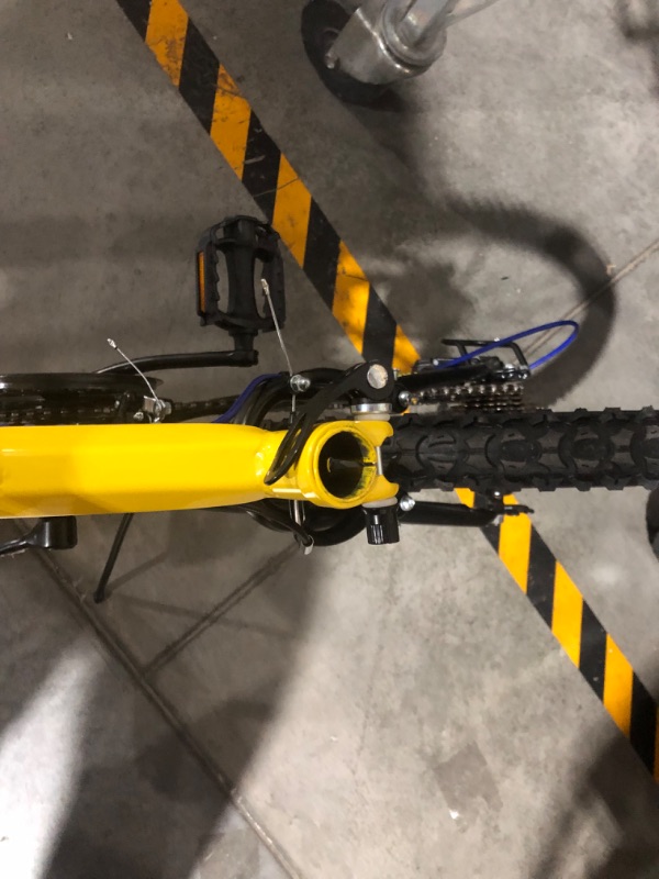 Photo 3 of ***USED - MISSING PARTS - SEE COMMENTS***
Dynacraft Vertical Alpine Eagle 24" Bike, Yellow