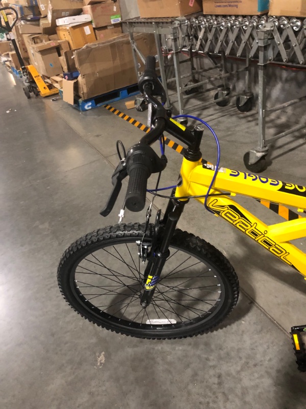 Photo 4 of ***USED - MISSING PARTS - SEE COMMENTS***
Dynacraft Vertical Alpine Eagle 24" Bike, Yellow