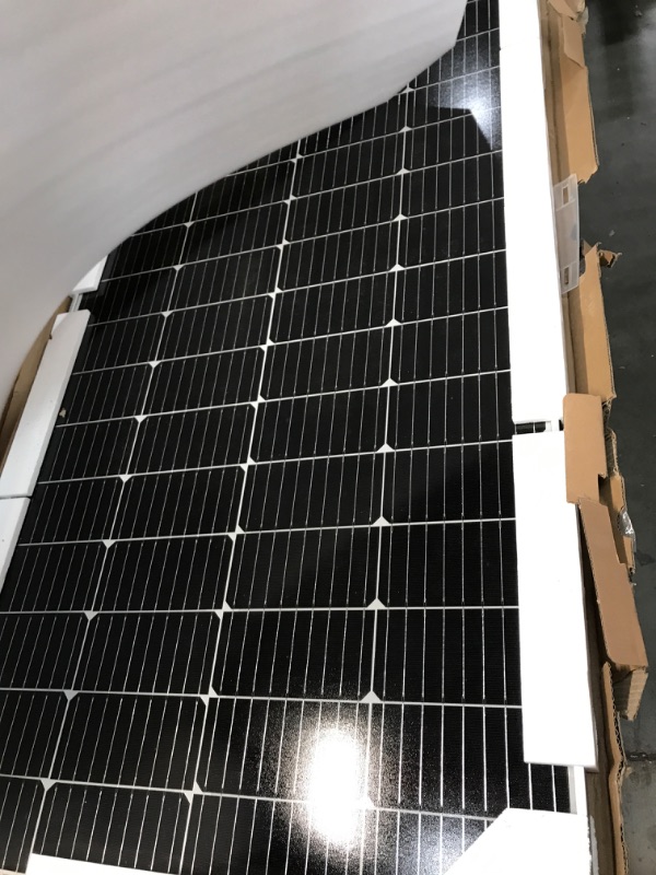 Photo 2 of 200-Watt 12-Volt Monocrystalline Solar Panel for Off Grid Large System Residential Commercial House Cabin Sheds Rooftop