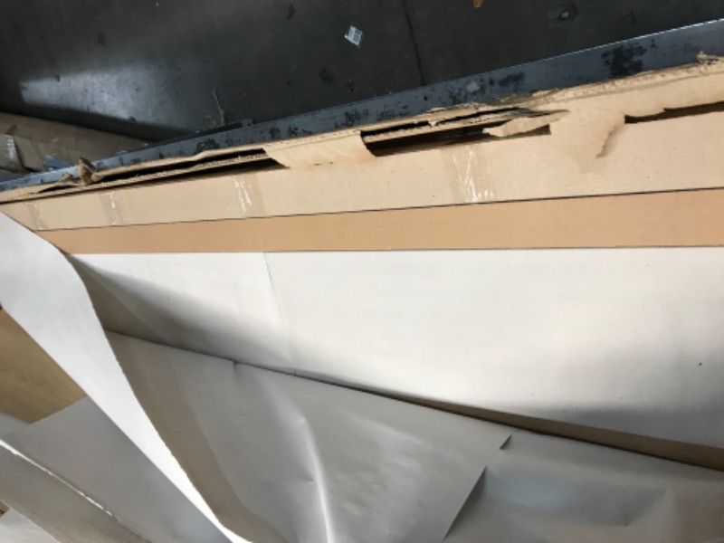 Photo 1 of Modway Render Mid-Century Modern Low Profile 70 Inch TV Stand in Oak, 70" Oak 70" TV Stand