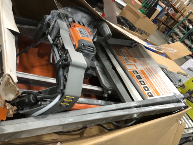 Photo 1 of (PARTS ONLY)RIDGID 9 Amp Corded 7 in. Wet Tile Saw with Stand