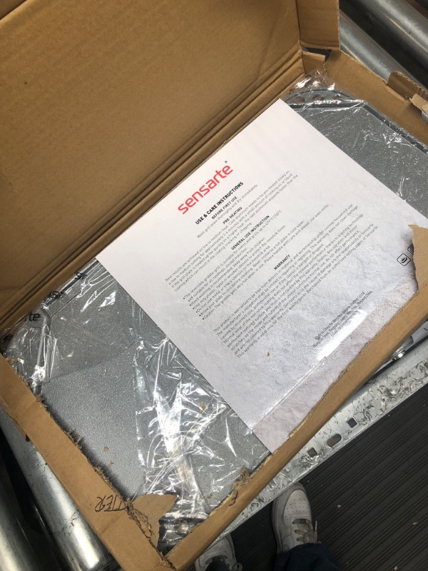 Photo 1 of SENSARTE 2PCS Nonstick Griddle Grill Pan, Pro-Grid Reversible Grill & Griddle Pan, Two Burner Cast Aluminum Griddle, Portable for Indoor Stovetop or Outdoor Camping BBQ, 19.5" x 10.7" x 2,Black+Gray 2PCS-Griddle Black+Gray