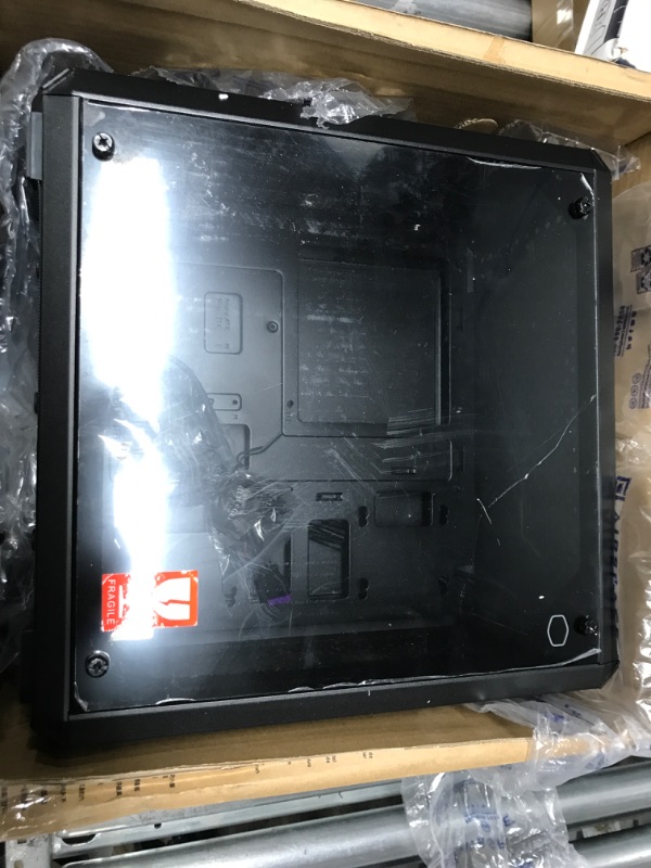 Photo 3 of Cooler Master MasterBox Q300L Micro-ATX Tower with Magnetic Design Dust Filter, Transparent Acrylic Side Panel, Adjustable I/O & Fully Ventilated Airflow, Black (MCB-Q300L-KANN-S00)
