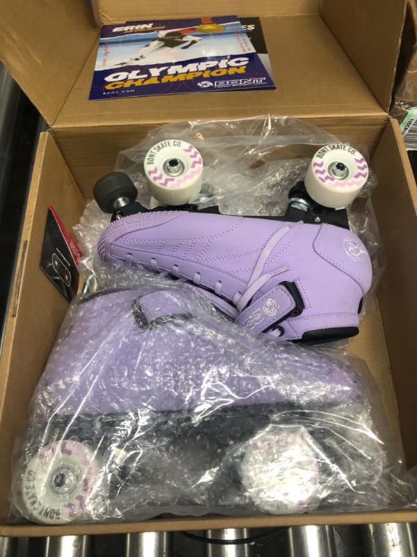 Photo 2 of Bont Skates - Prostar Vegan Lavender Suede Professional Roller Skates with Glide Outdoor Roller Skate Wheels - Indoor and Outdoor - Roller Skate - Rollerskates Bont 6