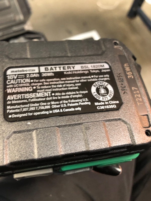 Photo 2 of Metabo HPT 18V MultiVolt™ Cordless Sub-Compact Impact Driver Kit | 1/4-Inch Hex Chuck | Includes 2-18V, 2.0 Ah Batteries with Fuel Gauge | 1240 in-lbs of Torque | Lifetime Tool Warranty | WH18DDXS WH18DDXS (Next Gen Model)