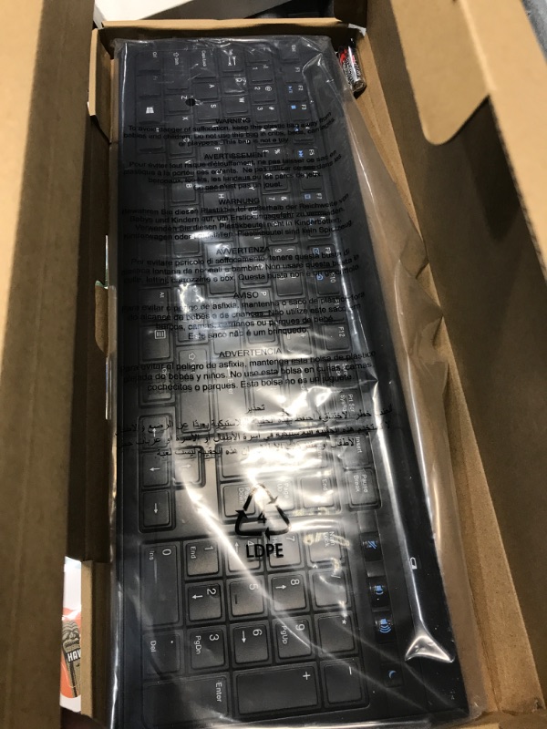 Photo 1 of Kensington Slim Type Wireless Quiet Keyboard (K72344US), Black Slim Design - Wireless