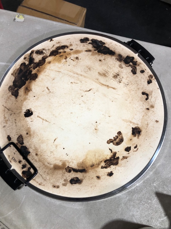Photo 1 of **READ NOTES, MINOR DAMAGE**
Piezano Pizza Oven by Granitestone – Electric Pizza Oven, Indoor/Outdoor Portable Countertop 12 Inch 