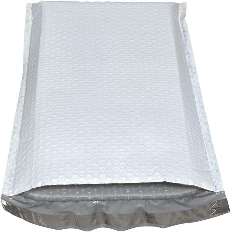 Photo 1 of 25 ct #5 Large Poly Bubble Mailers 10.5x15 Inch Bubble Lined Cushioned Poly Mailer. Tear-proof, Water-resistant and Postage-saving Lightweight Shipping Padded Envelopes/Bags.
