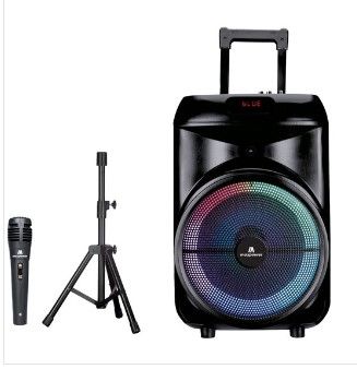 Photo 1 of Max Power Rumble 12" Woofer Bluetooth Trolley Speaker with Stand
