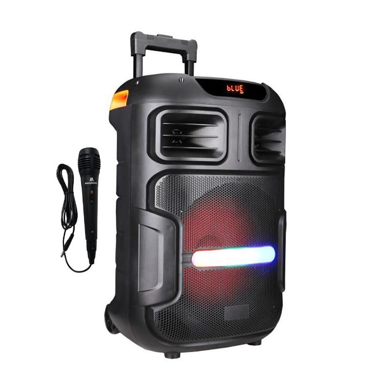 Photo 1 of Maxpower MPD592 12 Woofer Bluetooth Karaoke Trolley Speaker With Dancing Led
