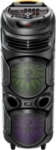 Photo 1 of Audiobox Dual 8" portable party PA speaker P/N ABX-2900R LED lit RGB 32"Tall
