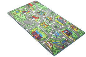 Photo 1 of Click N' Play Kids Mat, Large Area Rug for Kid and Toddler Bedroom or Playroom, Perfect as a Classroom Rug, Fun, Educational, Non-Slip Activity Rug for Boys and Girls with a Road for Toy Cars
