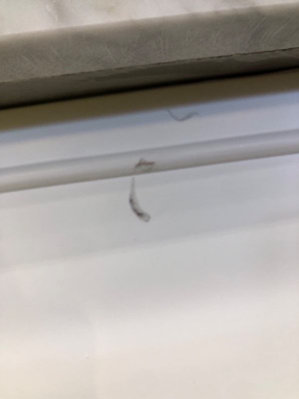 Photo 1 of SCRATCHED/DENTED FRONT allen + roth Perrella 37-in White Undermount Single Sink Bathroom Vanity with Carrara Natural Marble Top
