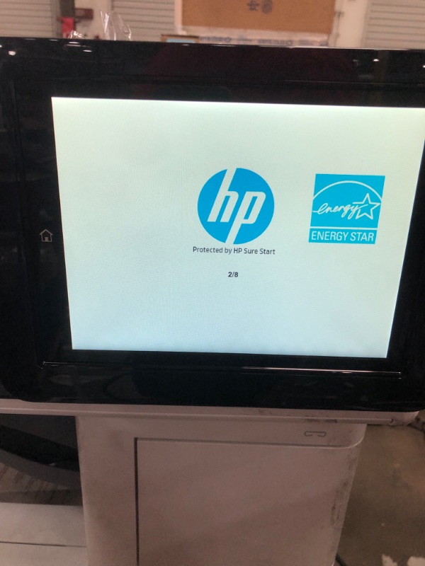 Photo 2 of HP LaserJet Enterprise MFP M634z Monochrome All-in-One Printer with built-in Ethernet, 2-sided printing, extra paper trays & 3-bin stapler/stacker (7PS96A)
