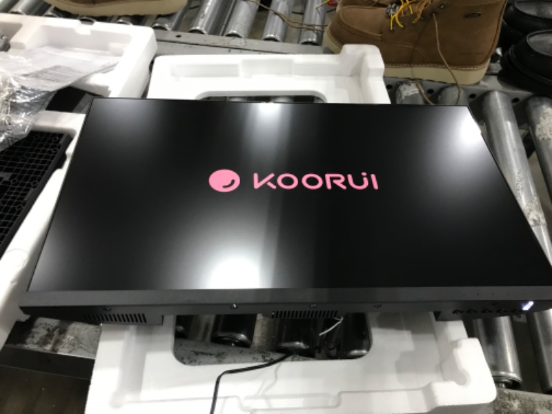 Photo 3 of KOORUI 24 Inch Monitor, Full HD 1080p VA LED Computer Monitor, 75Hz FHD 1920 x 1080 Ultra Slim Desktop PC Monitor with HDMI, VGA, 75 x 75 mm VESA Mountable, Black