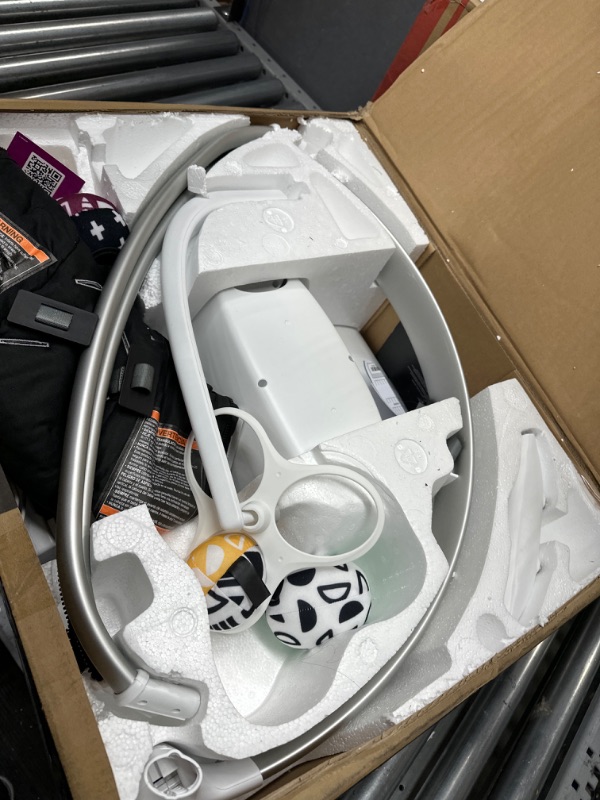 Photo 2 of 4moms MamaRoo Multi-Motion Baby Swing, Bluetooth Baby Swing with 5 Unique Motions, Grey