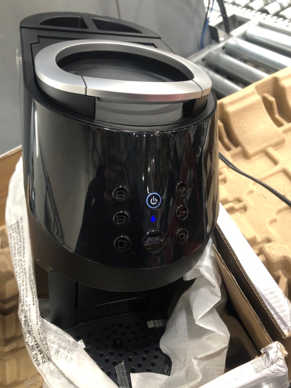 Photo 3 of ***USED*** 3-in-1 Coffee Maker for Nespresso, K-Cup Pod and Ground Coffee, Coffee and Espresso Machine Combo Compatible with Nespresso Capsules OriginalLine, 19 Bar Pressure Pump, Removable Water Tank Black