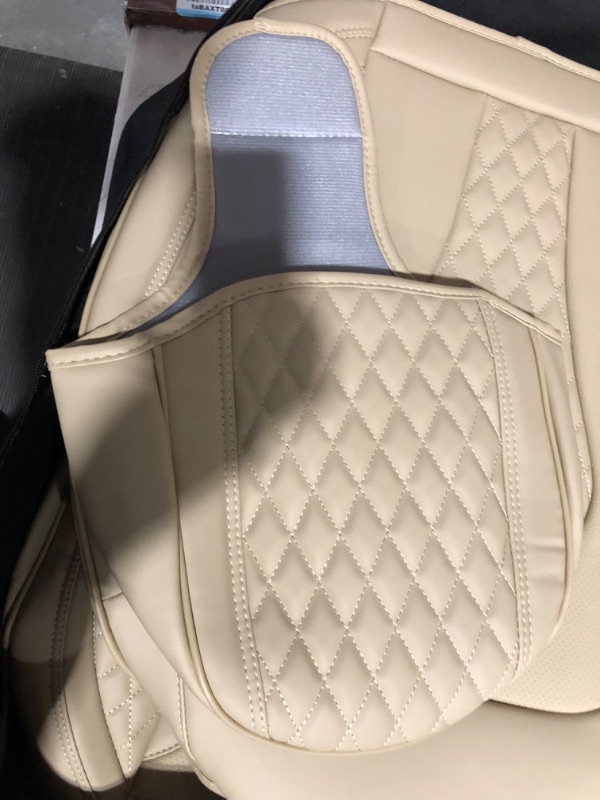 Photo 1 of **READ NOTES,SOLD FOR PARTS,NONREFUNDABLE**
Coverado Leather Seat Covers Full Set, 5 Seats Universal Seat Covers