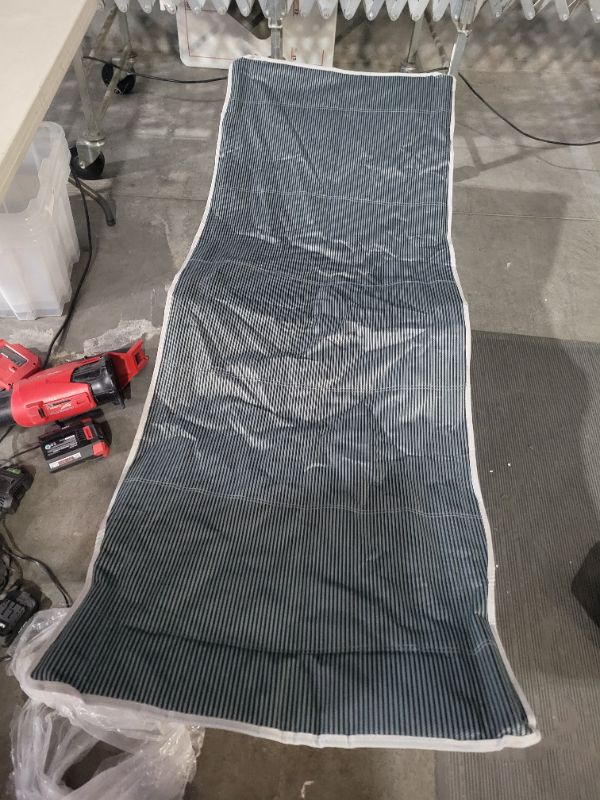 Photo 3 of **SEE NOTES**
Slendor XXL Folding Camping Cot for Adults,79" L x 32" W x 19" H Camp Cot, Oversized Sleeping Cot with Mattress, Carry Bag, Strapping, 500lbs, Blue Cot w/Blue Pad