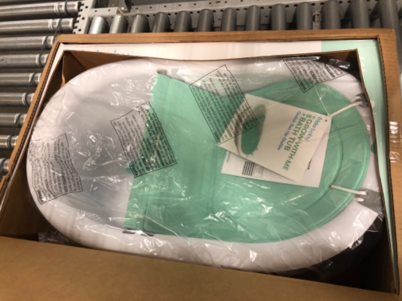 Photo 1 of 4-in-1 Grow-with-Me Bath Tub by Frida Baby Transforms Infant Bathtub to Toddler Bath Seat with Backrest for Assisted Sitting in Tub
