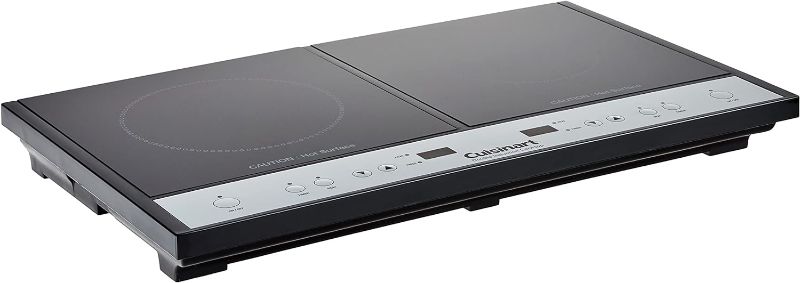 Photo 1 of Cuisinart ICT-60 Double Induction Cooktop, Black
 Cuisinart  MODEL#Ict-60P1 Induction Cooktop 2-Burner 12 in. Black Induction Hot Plate
