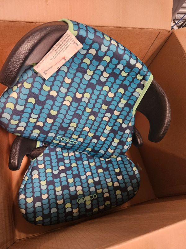 Photo 1 of 2PK Cosco Booster Seats (Blue Pattern Design) 