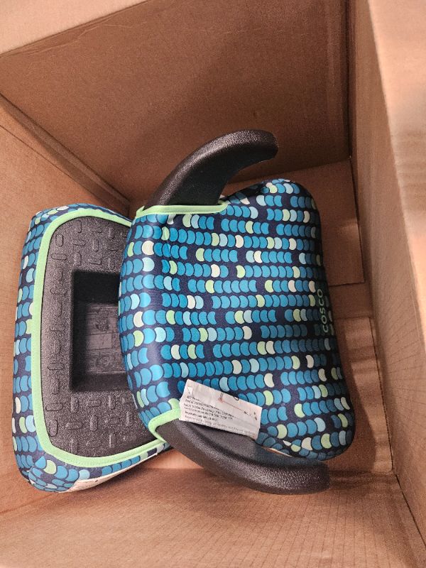 Photo 2 of 2PK Cosco Booster Seats (Blue Pattern Design) 